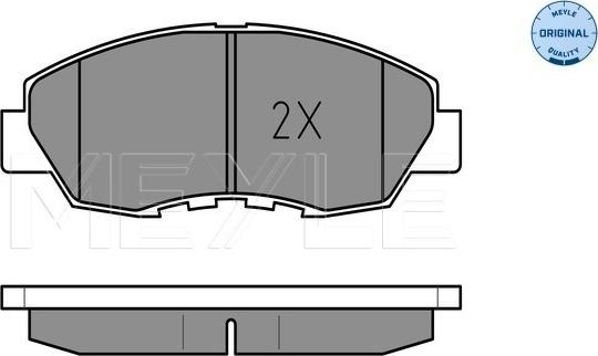 Meyle 025 214 9918/W - Тормозные колодки, дисковые, комплект parts5.com