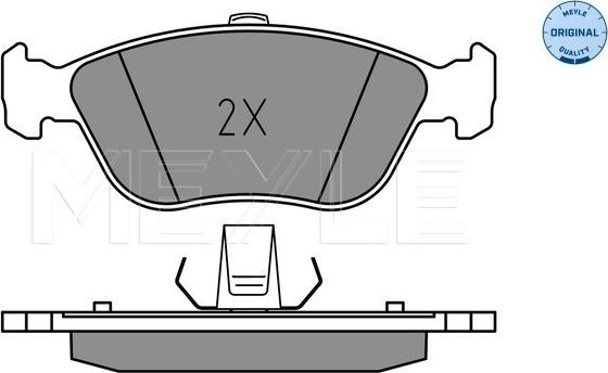 Meyle 025 214 9219 - Тормозные колодки, дисковые, комплект parts5.com