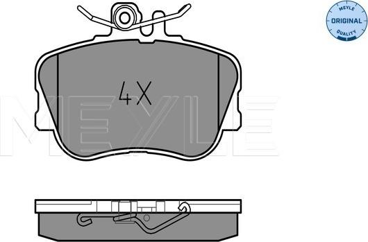 Meyle 025 214 3920 - Тормозные колодки, дисковые, комплект parts5.com