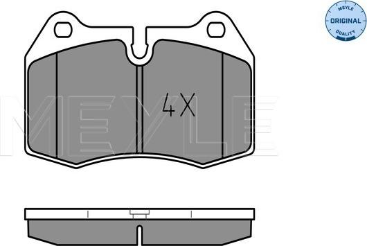 Meyle 025 214 7118 - Тормозные колодки, дисковые, комплект parts5.com