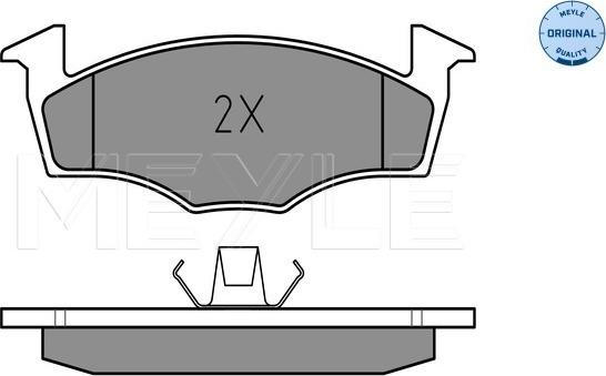 Meyle 025 218 6617 - Тормозные колодки, дисковые, комплект parts5.com