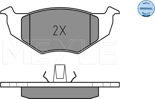 Meyle 025 218 6617 - Тормозные колодки, дисковые, комплект parts5.com