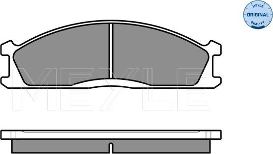 Meyle 025 213 4717 - Тормозные колодки, дисковые, комплект parts5.com