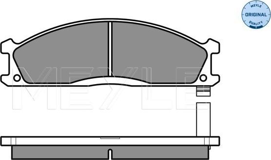 Meyle 025 213 4717 - Тормозные колодки, дисковые, комплект parts5.com