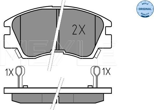 Meyle 025 213 7316/W - Тормозные колодки, дисковые, комплект parts5.com