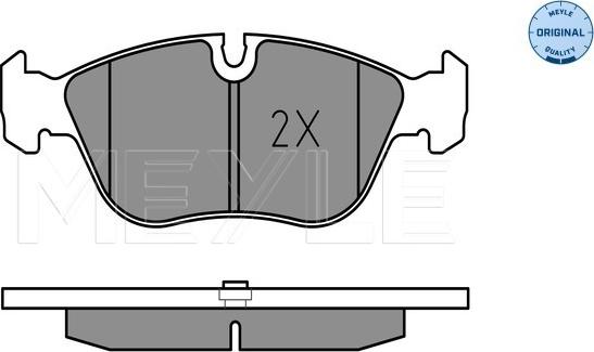 Meyle 025 212 7319 - Тормозные колодки, дисковые, комплект parts5.com