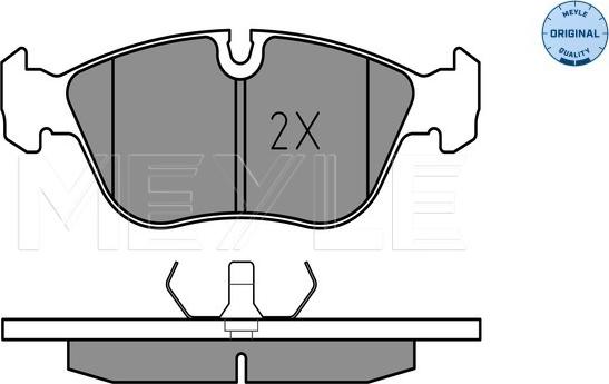 Meyle 025 212 7319 - Тормозные колодки, дисковые, комплект parts5.com