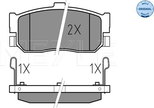 Meyle 025 217 1316/W - Тормозные колодки, дисковые, комплект parts5.com