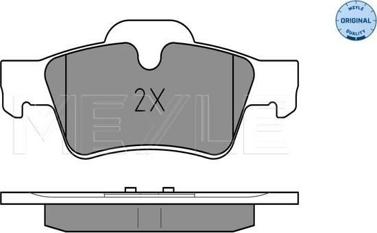 Meyle 025 239 2318 - Тормозные колодки, дисковые, комплект parts5.com