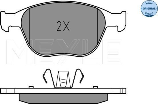 Meyle 025 234 4017 - Тормозные колодки, дисковые, комплект parts5.com