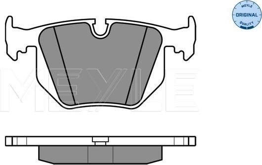 Meyle 025 234 4717 - Тормозные колодки, дисковые, комплект parts5.com