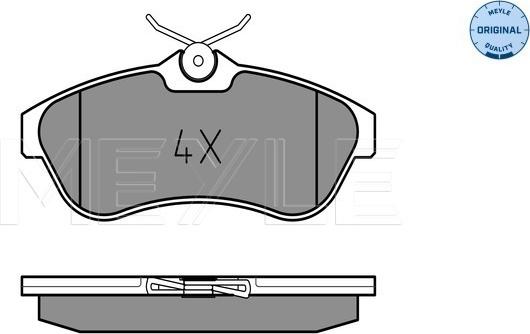 Meyle 025 234 0919 - Тормозные колодки, дисковые, комплект parts5.com