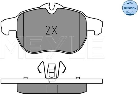 Meyle 025 234 0220 - Тормозные колодки, дисковые, комплект parts5.com