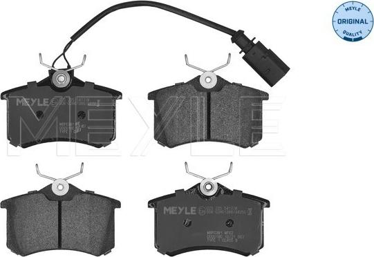 Meyle 025 235 5417/W - Brake Pad Set, disc brake parts5.com