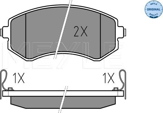 Meyle 025 235 0216/W - Тормозные колодки, дисковые, комплект parts5.com