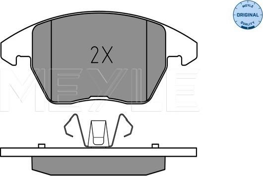 Meyle 025 235 8919 - Тормозные колодки, дисковые, комплект parts5.com