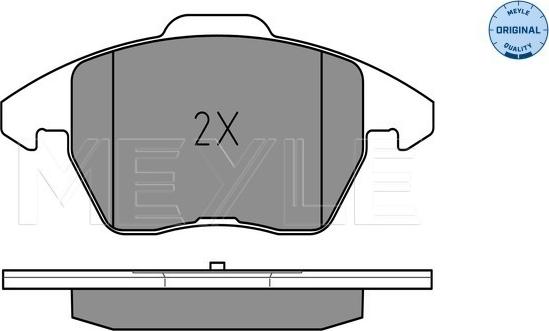 Meyle 025 235 8919 - Тормозные колодки, дисковые, комплект parts5.com