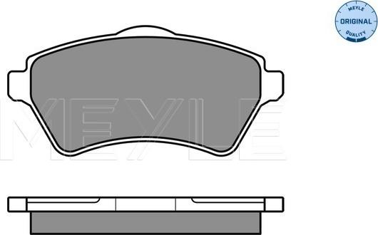 Meyle 025 236 1517 - Тормозные колодки, дисковые, комплект parts5.com