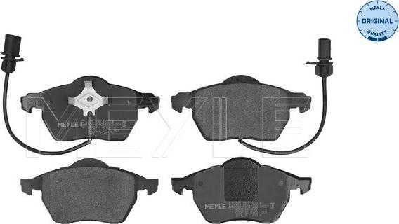 Meyle 025 230 1820/W - Тормозные колодки, дисковые, комплект parts5.com