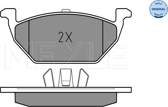 Meyle 025 231 3019/A - Тормозные колодки, дисковые, комплект parts5.com