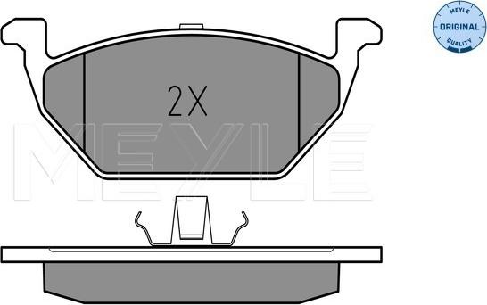 Meyle 025 231 3019/A - Тормозные колодки, дисковые, комплект parts5.com