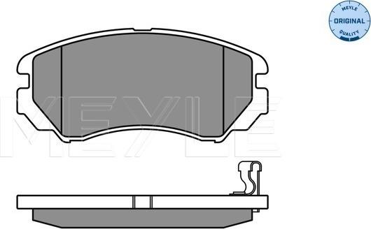 Meyle 025 238 9116/W - Тормозные колодки, дисковые, комплект parts5.com