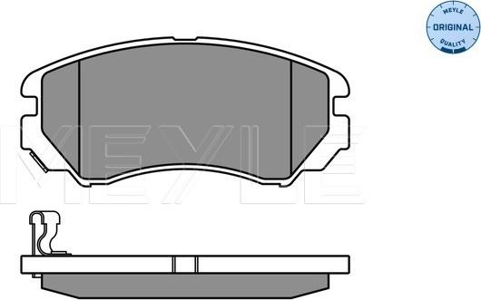 Meyle 025 238 9116/W - Тормозные колодки, дисковые, комплект parts5.com