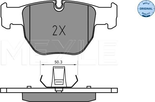 Meyle 025 233 9719 - Тормозные колодки, дисковые, комплект parts5.com