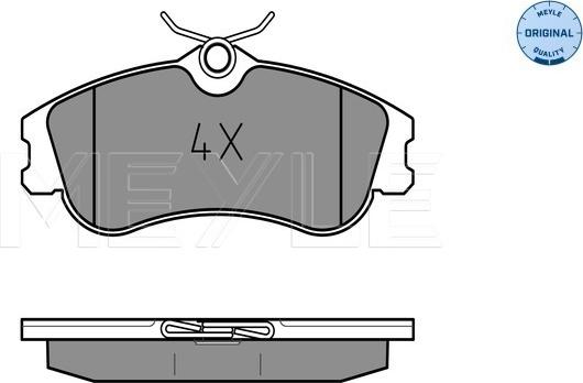 Meyle 025 233 4619 - Тормозные колодки, дисковые, комплект parts5.com