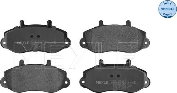 Meyle 025 233 0218 - Brake Pad Set, disc brake parts5.com