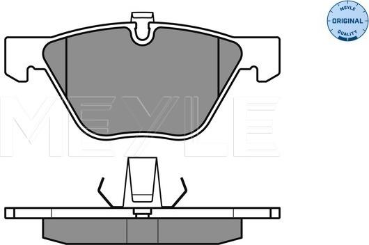 Meyle 025 233 1320 - Тормозные колодки, дисковые, комплект parts5.com