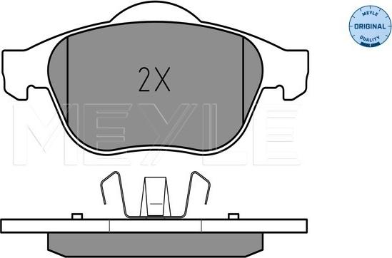 Meyle 025 232 4818 - Тормозные колодки, дисковые, комплект parts5.com