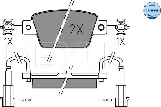 Meyle 025 237 1418 - Тормозные колодки, дисковые, комплект parts5.com