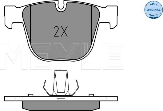 Meyle 025 237 3017 - Тормозные колодки, дисковые, комплект parts5.com