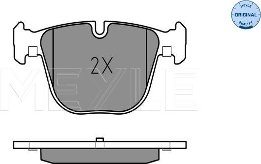 Meyle 025 237 3116 - Тормозные колодки, дисковые, комплект parts5.com