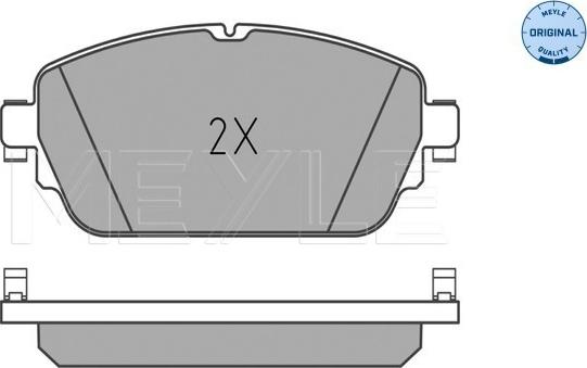 Meyle 025 220 3119 - Тормозные колодки, дисковые, комплект parts5.com