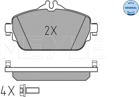 Meyle 025 220 3119 - Тормозные колодки, дисковые, комплект parts5.com