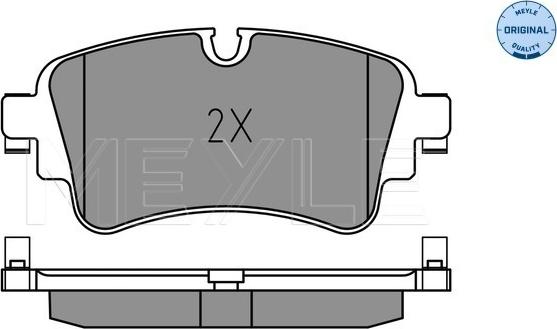 Meyle 025 223 0817 - Тормозные колодки, дисковые, комплект parts5.com