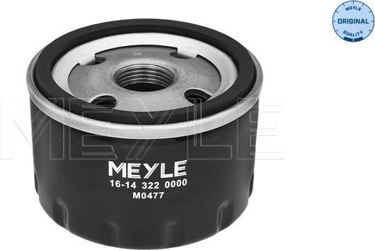 Meyle 16-14 322 0000 - Filtro de aceite parts5.com