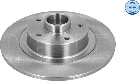 Meyle 16-15 523 4123 - Тормозной диск parts5.com