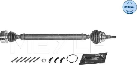 Meyle 100 498 0715 - Приводной вал parts5.com