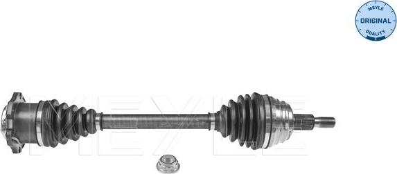 Meyle 100 498 0721 - Приводной вал parts5.com