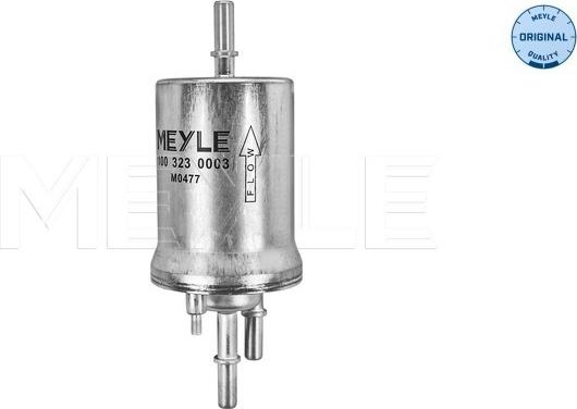 Meyle 100 323 0003 - Топливный фильтр parts5.com