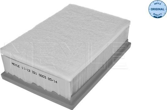 Meyle 11-12 321 0003 - Air Filter parts5.com