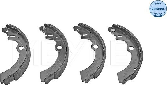 Meyle 33-14 533 0006 - Комплект тормозных колодок, барабанные parts5.com