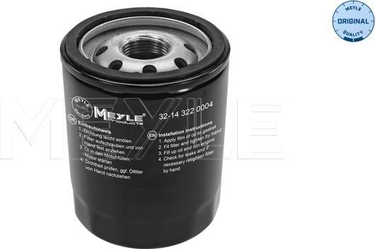 Meyle 32-14 322 0004 - Filtro de aceite parts5.com