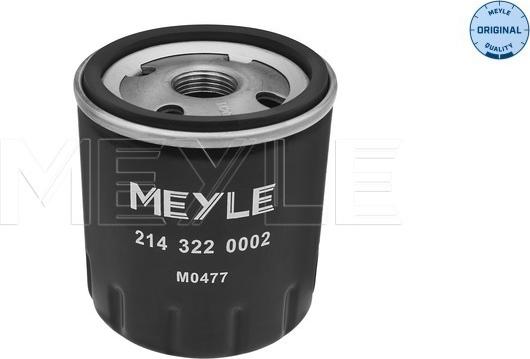 Meyle 214 322 0002 - Filtro de aceite parts5.com