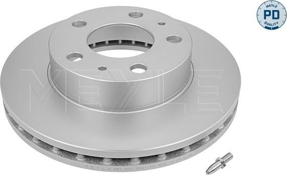 Meyle 283 521 0021/PD - Тормозной диск parts5.com