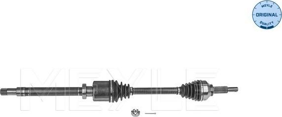 Meyle 714 498 0063 - Приводной вал parts5.com