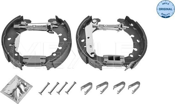 Meyle 714 533 0000/K - Комплект тормозных колодок, барабанные parts5.com